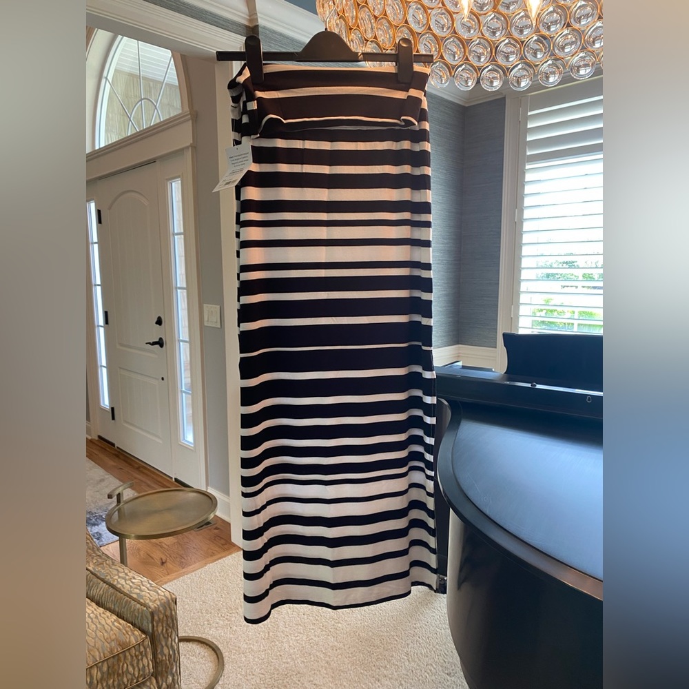 Athleta, XS, Black/White Maxi Skirt